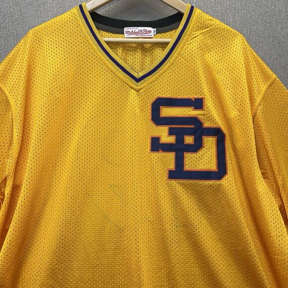 Vintage 80s Mitchell & Ness MLB San Diego Padres Jersey #19 Size 56 - Picture 3 of 10